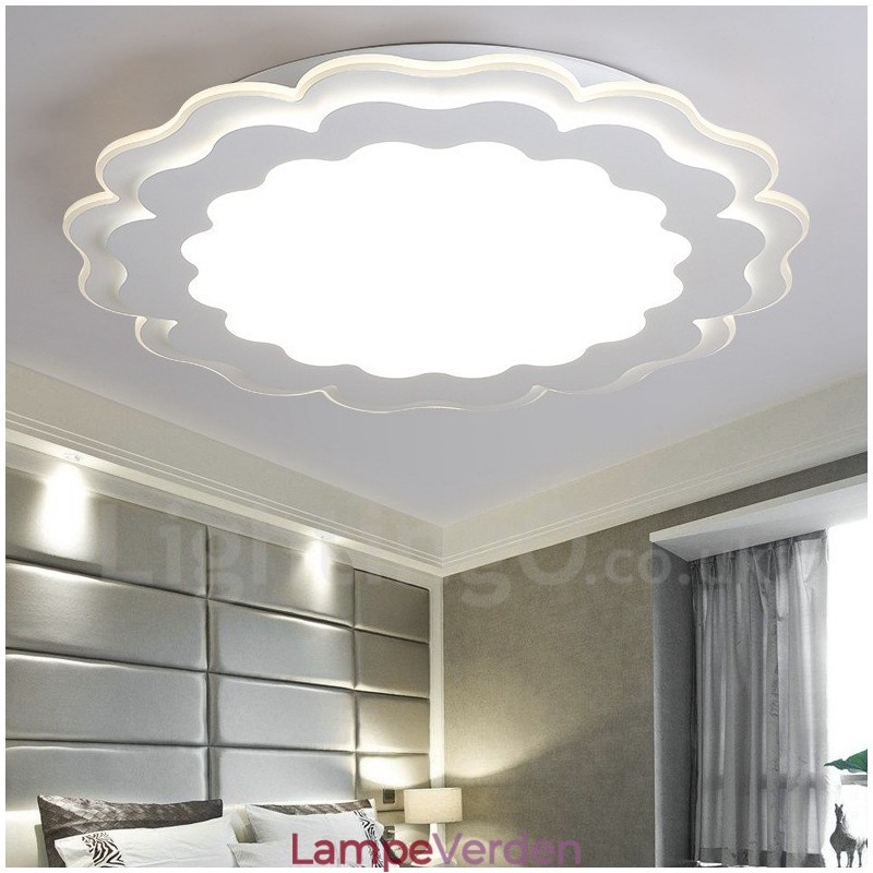 Moderne moderne integreret metal flush Mount Light