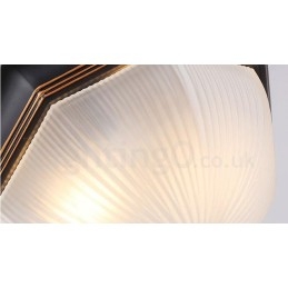 Rustik Lodge Integreret Flush Mount Light