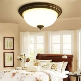 Rustik Lodge Integreret Flush Mount Light