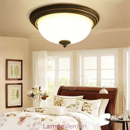 Rustik Lodge Integreret Flush Mount Light Rustik Lodge Integreret Flush Mount Light