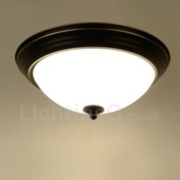 Rustik Lodge Integreret Flush Mount Light