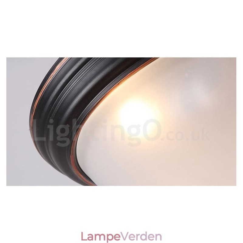 Rustik Lodge Integreret Flush Mount Light