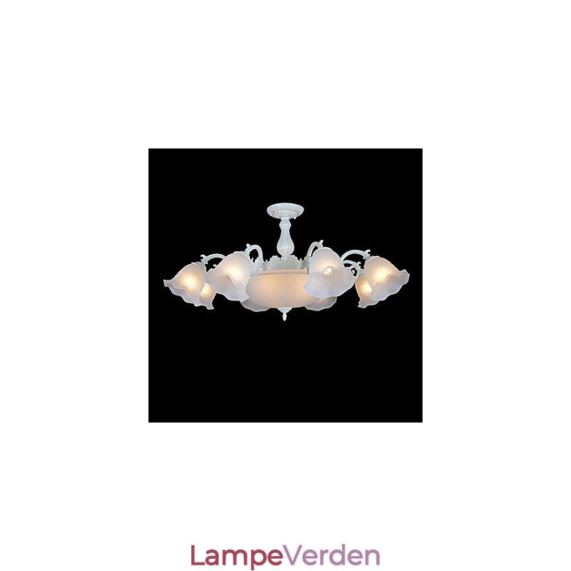 Flush Mount White European Retro Classic