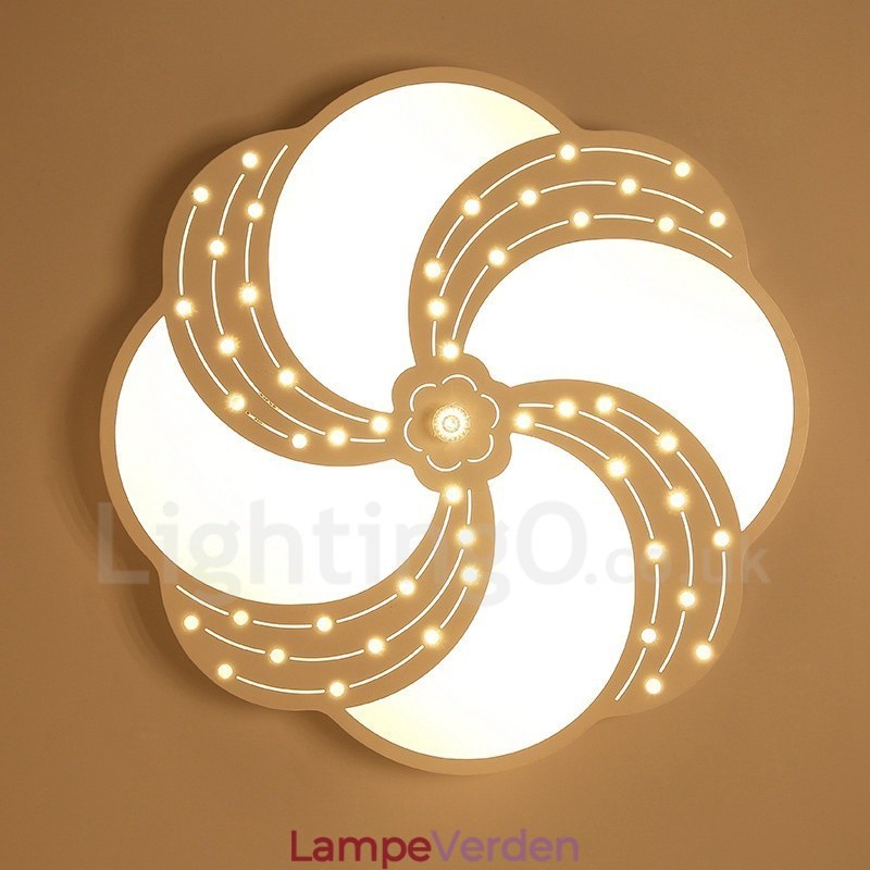 Moderne moderne integreret metal flush Mount Light