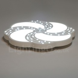 Moderne moderne integreret metal flush Mount Light