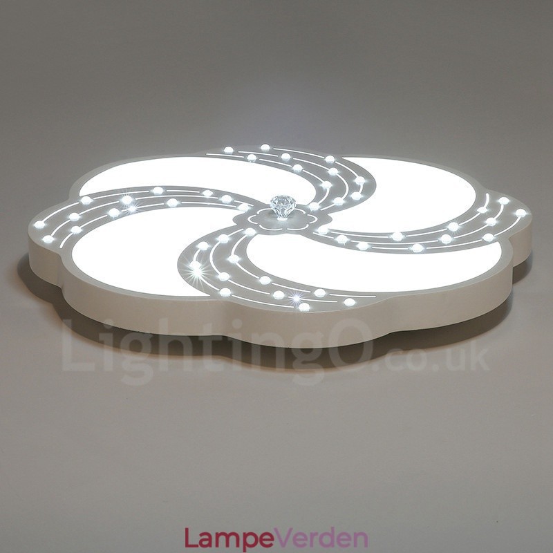Moderne moderne integreret metal flush Mount Light