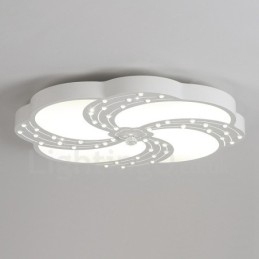 Moderne moderne integreret metal flush Mount Light