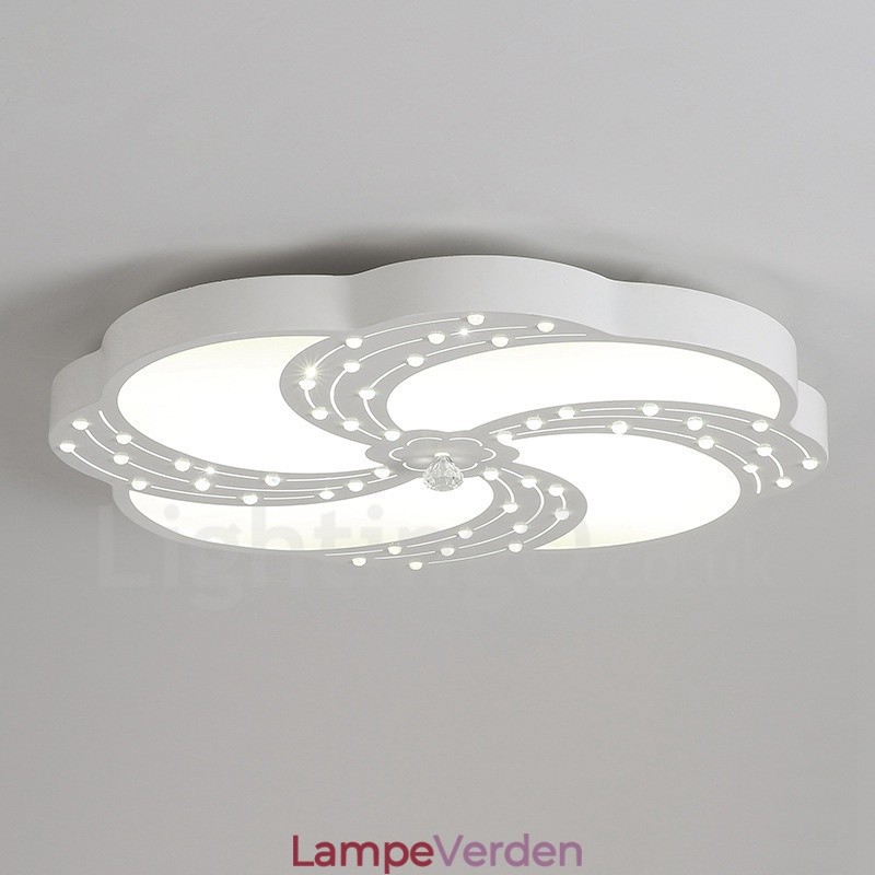 Moderne moderne integreret metal flush Mount Light
