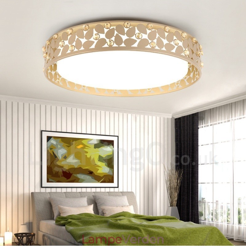 Moderne moderne integreret metal flush Mount Light