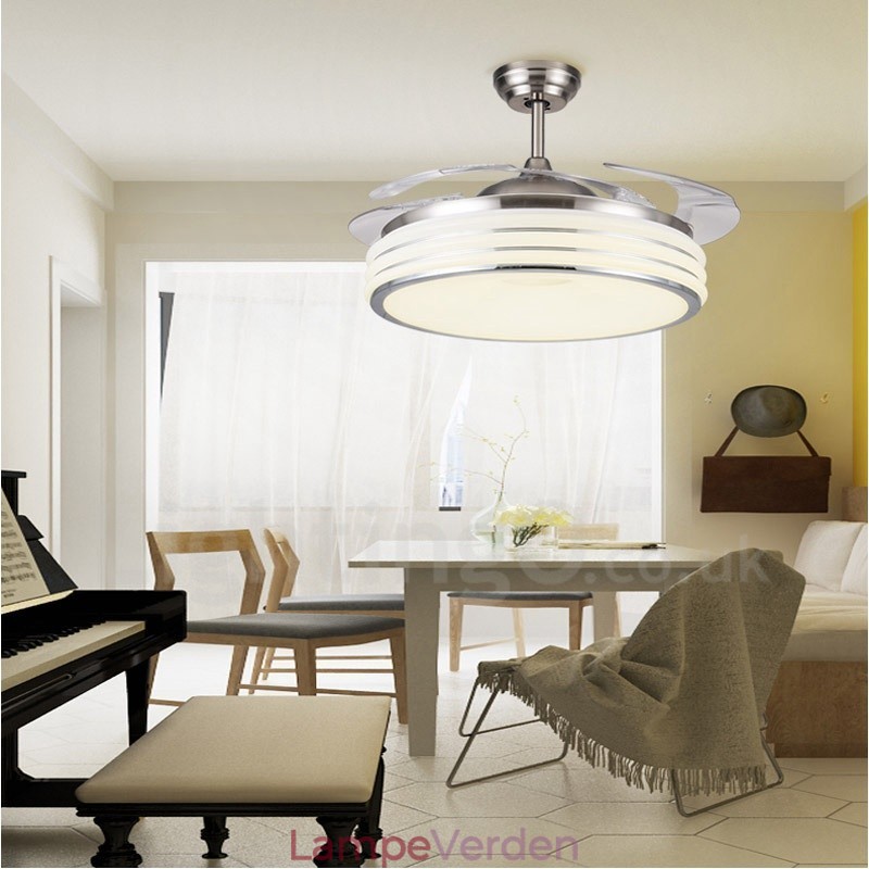 Moderne moderne usynlige loftsventilatorer