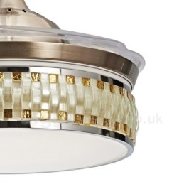 Moderne moderne usynlige loftsventilatorer
