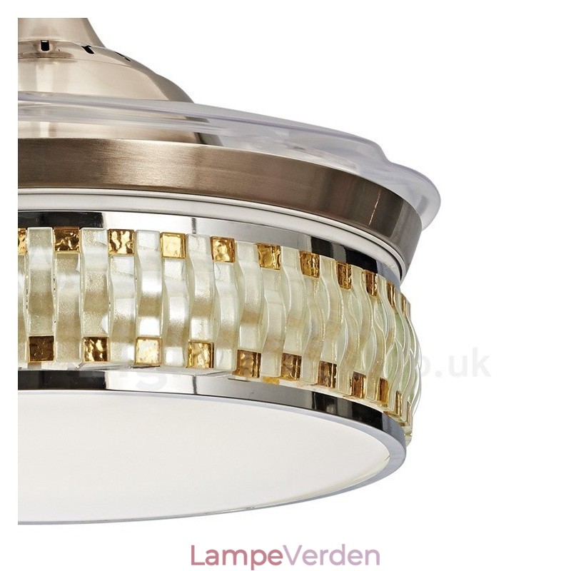 Moderne moderne usynlige loftsventilatorer