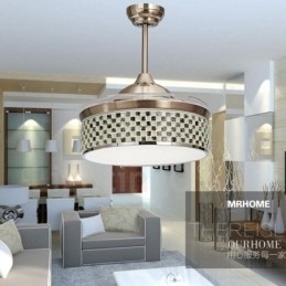 Moderne moderne usynlige loftsventilatorer