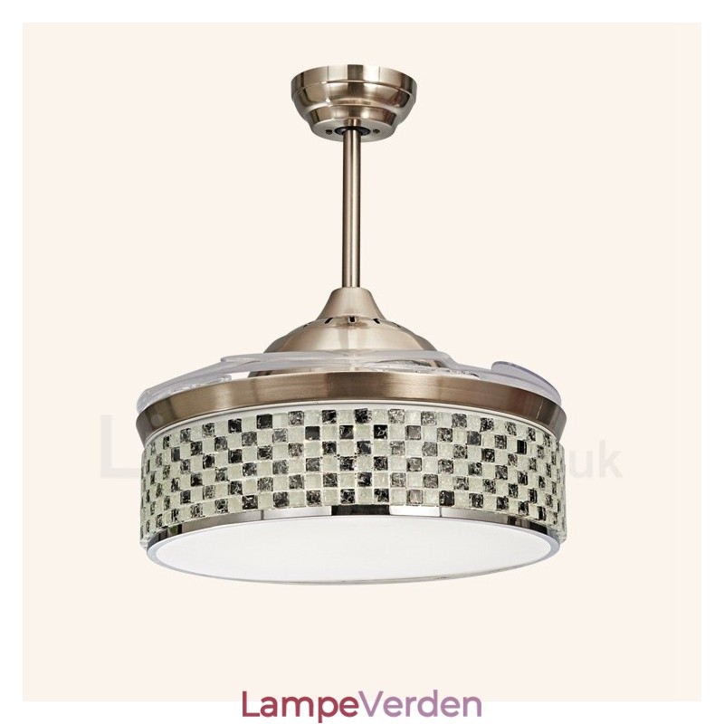 Moderne moderne usynlige loftsventilatorer