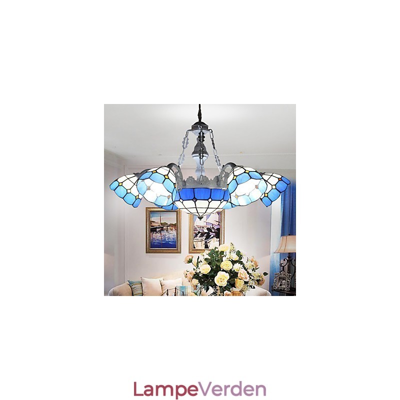 Middelhavet Landligt Sidder Kreativ 6 + 1 pandelamper og lanterner