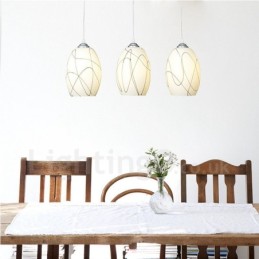 3 lys moderne moderne integreret metal pendel