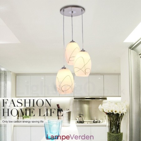 3 lys moderne moderne integreret metal pendel 3 lys moderne moderne integreret metal pendel