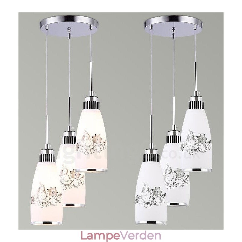 3 lys moderne moderne integreret metal pendel