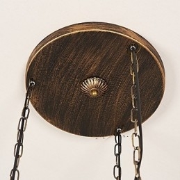 Rustik Lodge Vintage Retro Mini Style Metal Pendel Light