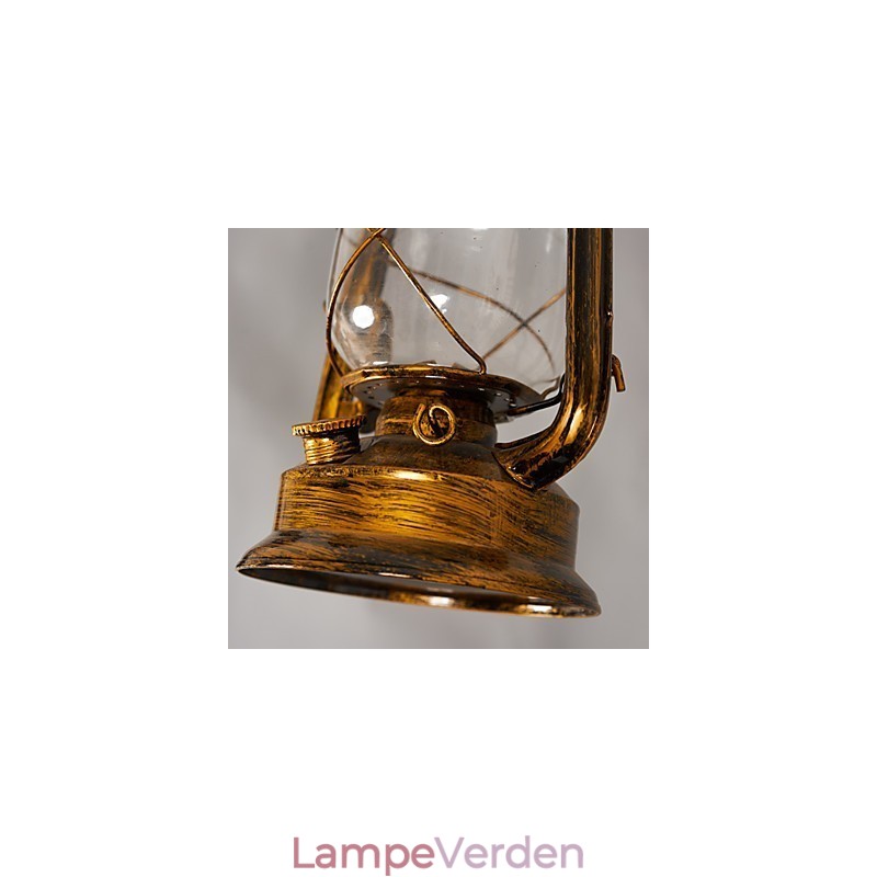 Rustik Lodge Vintage Retro Mini Style Metal Pendel Light