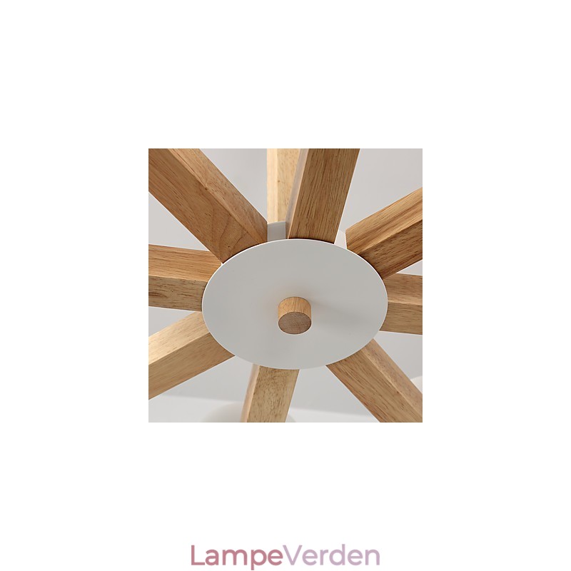 8 lys lysekrone Moderne Moderne Traditionel Klassisk Vintage Country Wood Feature til træ