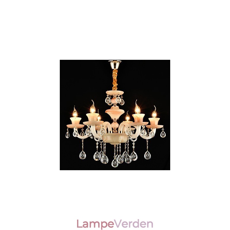 Moderne moderne traditionel klassisk galvaniseret funktion til Crystal Mini Style Metal lysekrone