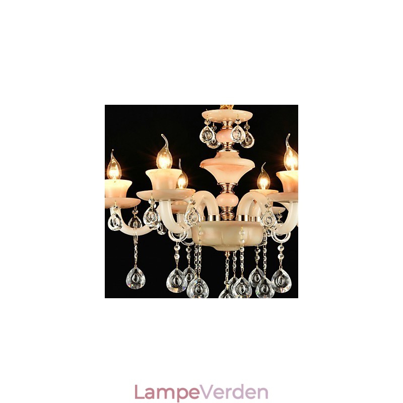 Moderne moderne traditionel klassisk galvaniseret funktion til Crystal Mini Style Metal lysekrone