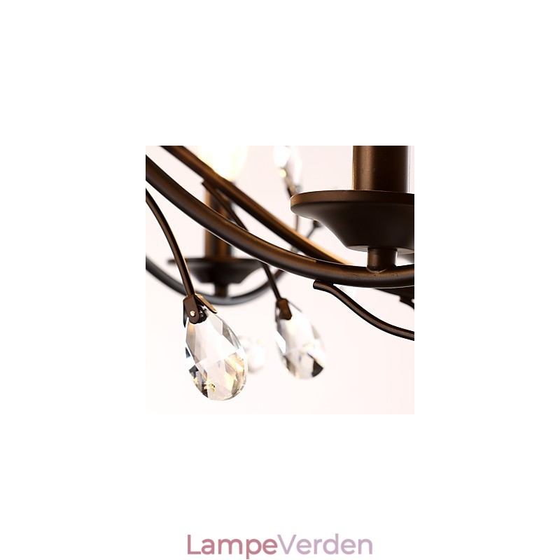 9 lys krystal lysekrone moderne moderne traditionel klassisk vintage retro land maleri funktion