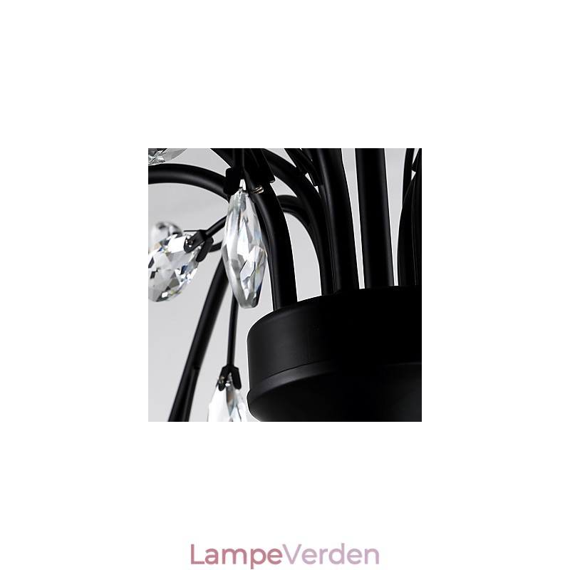 9 lys krystal lysekrone moderne moderne traditionel klassisk vintage retro land maleri funktion