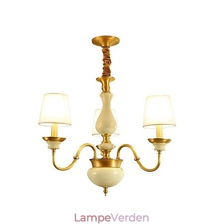 Alle kobber lysekrone Jade dekorative lysekrone Alle kobber lysekrone Jade dekorative lysekrone