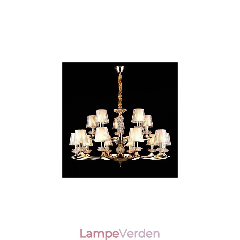 Pendel lys zinklegering funktion til krystal mini stil metal indendørs butikker 15 pærer