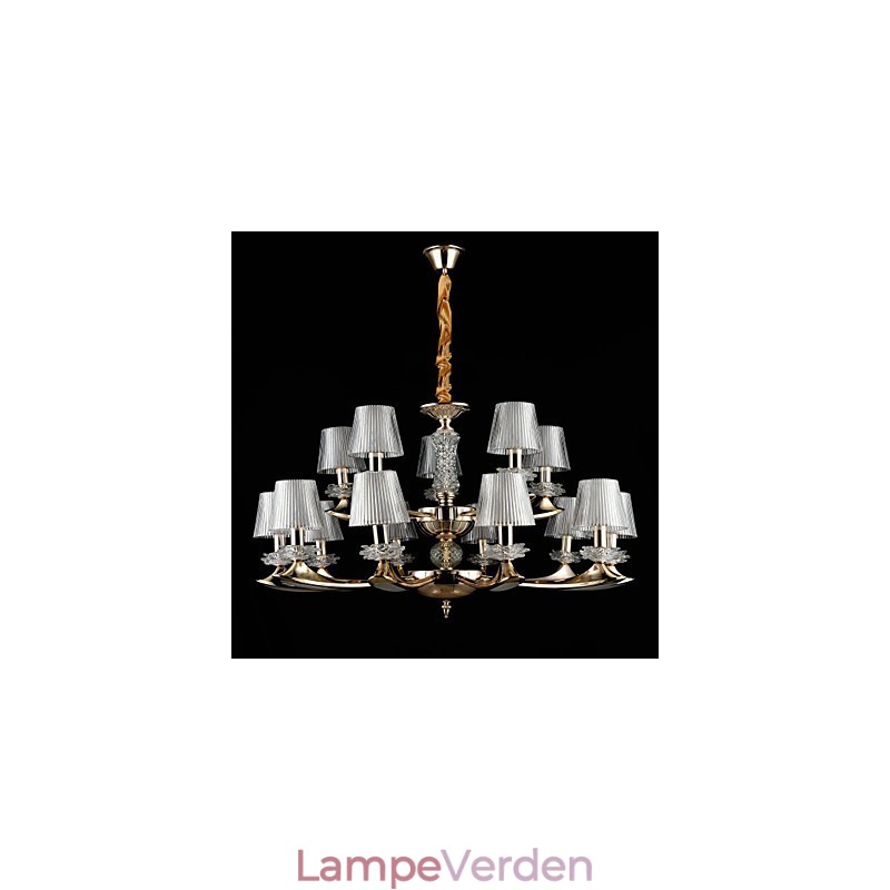 Pendel lys zinklegering funktion til krystal mini stil metal indendørs butikker 15 pærer