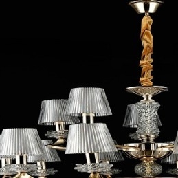 Pendel lys zinklegering funktion til krystal mini stil metal indendørs butikker 15 pærer