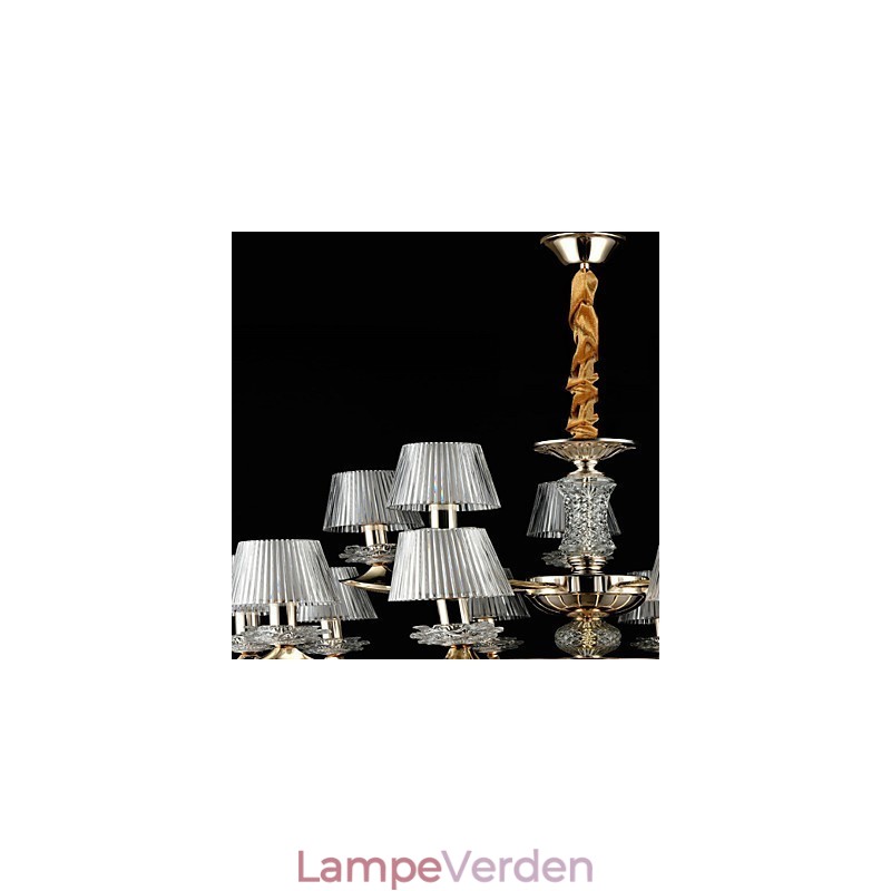 Pendel lys zinklegering funktion til krystal mini stil metal indendørs butikker 15 pærer