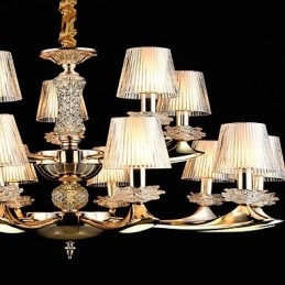 Pendel lys zinklegering funktion til krystal mini stil metal indendørs butikker 15 pærer