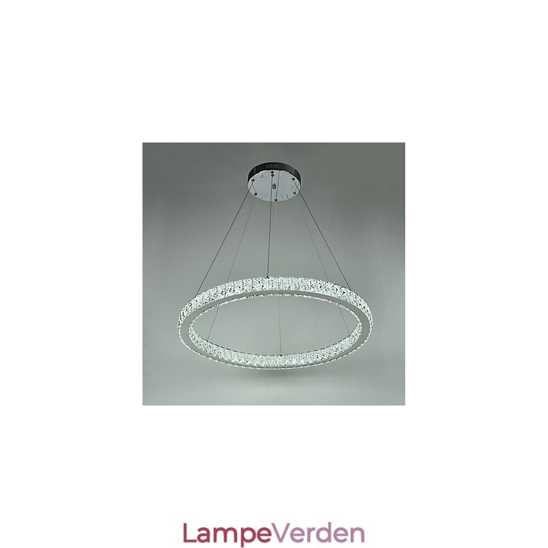Dæmpbar Ring Loft Pendel Lys Moderne Lysekrone Belysning Indendørs Lys med Fjernbetjening