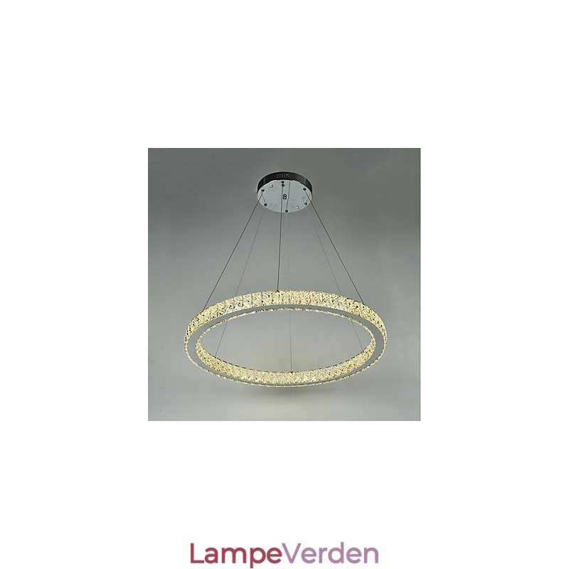 Dæmpbar Ring Loft Pendel Lys Moderne Lysekrone Belysning Indendørs Lys med Fjernbetjening