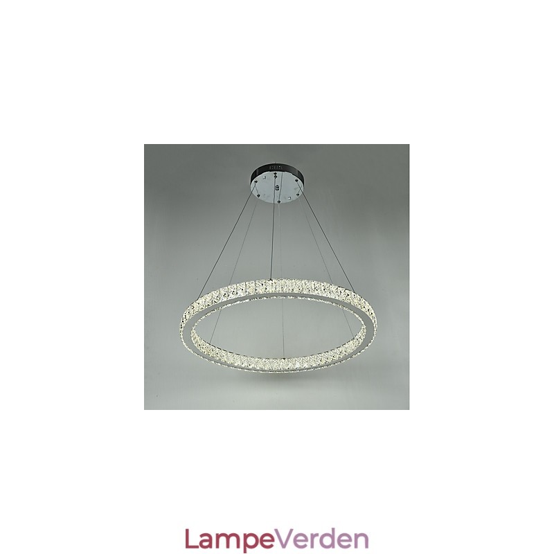 Dæmpbar Ring Loft Pendel Lys Moderne Lysekrone Belysning Indendørs Lys med Fjernbetjening