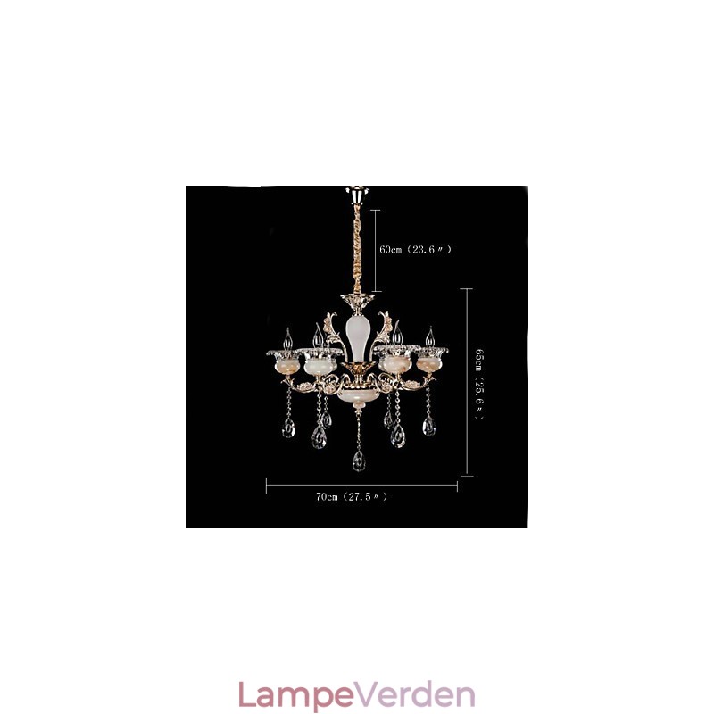 Retro Chrome-funktion til designers metal pendel