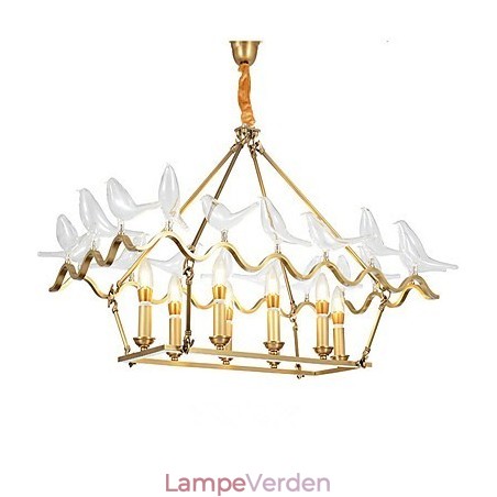 Moderne moderne messingfunktion til designere metallysekrone Moderne moderne messingfunktion til designere metallysekrone