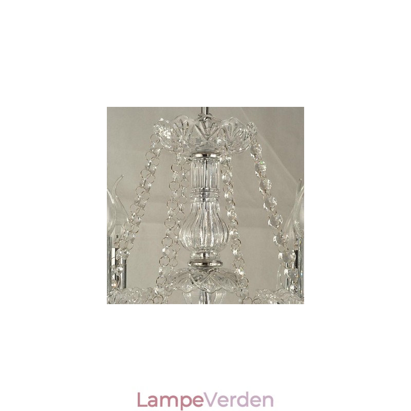 Moderne Contemporary Others-funktion til krystalglaslysekrone