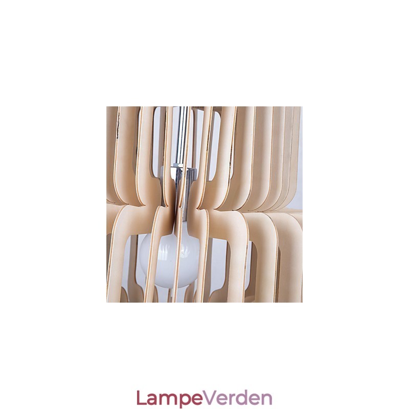 Vintage tre-lags kage lysekrone i træ