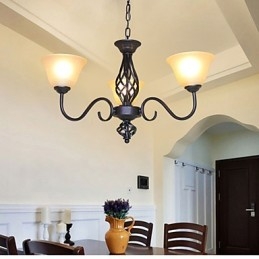 Traditionel Klassisk Rustik Lodge Vintage Retro Country Andet Funktion til Mini Style Designere Metal lysekrone