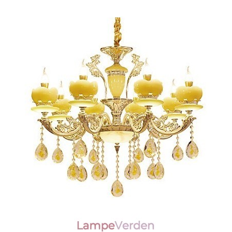 Europæisk stil atmosfære zinklegering Crystal Home lysekrone Europæisk stil atmosfære zinklegering Crystal Home lysekrone