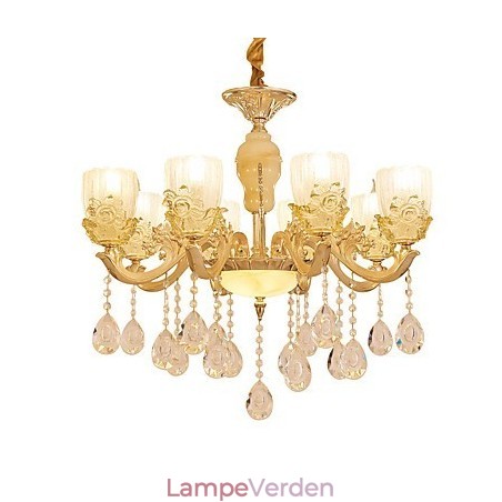Europæisk stil atmosfære zinklegering Crystal Home lysekrone Europæisk stil atmosfære zinklegering Crystal Home lysekrone
