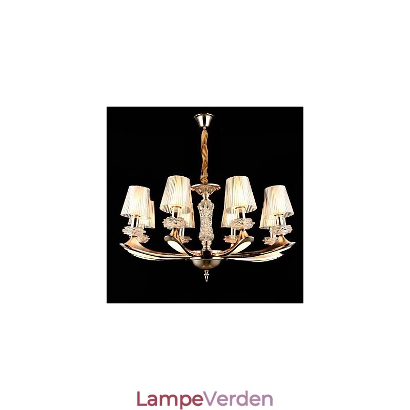 Moderne moderne traditionel klassisk zinklegeringsfunktion til Crystal Mini Style metal pendellampe