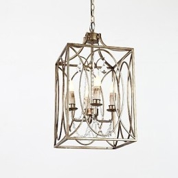 Fire lette vintage metal amerikansk industriel loft maleri farve europæisk lysekrone lampe indendørs dekorere pendel lampe