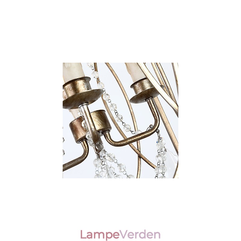 Fire lette vintage metal amerikansk industriel loft maleri farve europæisk lysekrone lampe indendørs dekorere pendel lampe