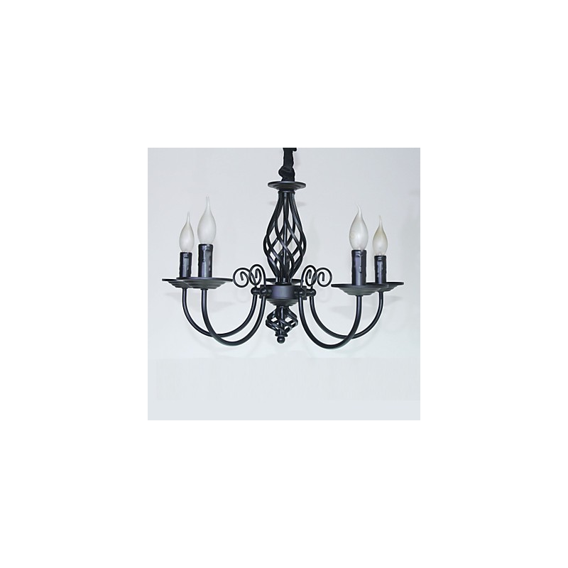 Moderne Moderne Traditionel Klassisk Vintage Retro Andre funktioner til Mini Style stearinlys stil Metal lysekrone