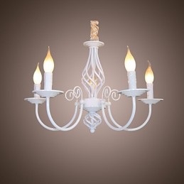 Moderne Moderne Traditionel Klassisk Vintage Retro Andre funktioner til Mini Style stearinlys stil Metal lysekrone